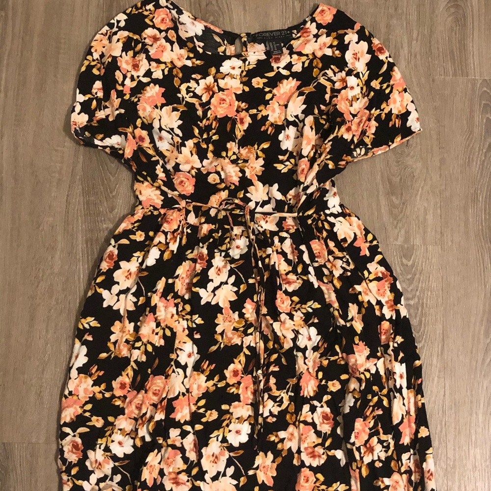 Black Floral Dress
